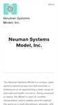 Mobile Screenshot of neumansystemsmodel.org